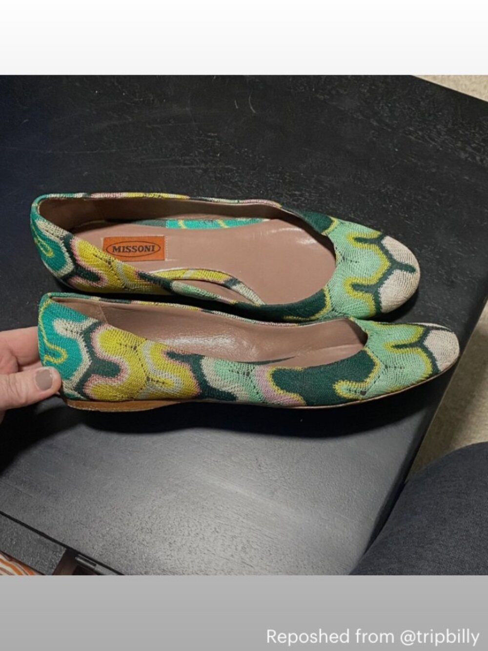 Missoni Zig Zag Ballet Flats